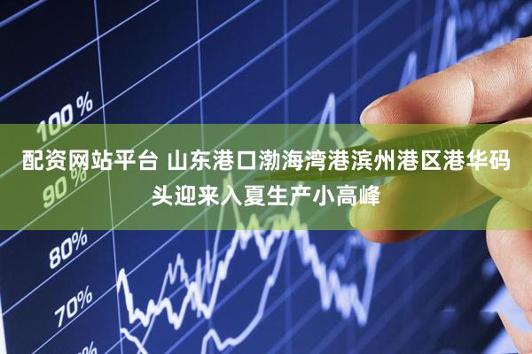 配资网站平台 山东港口渤海湾港滨州港区港华码头迎来入夏生产小高峰